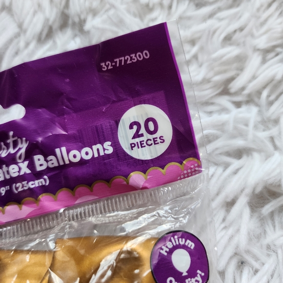 ♠️10/$10♠️ Gold Latex Balloons - 20 Ct - Picture 2 of 4
